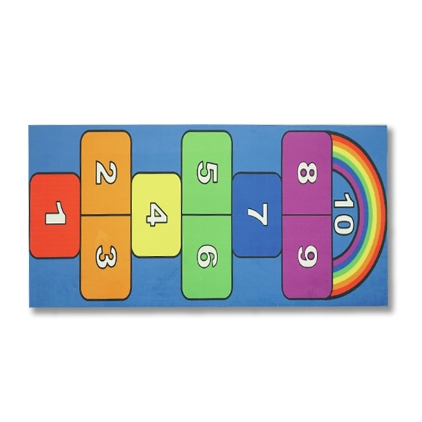 Tapete Infantil Amarelinha-0,60 X 1,20 | Antiderrapante